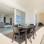 5 Beach View Apartment In Porto De Mos 150 Metres From The Beach!