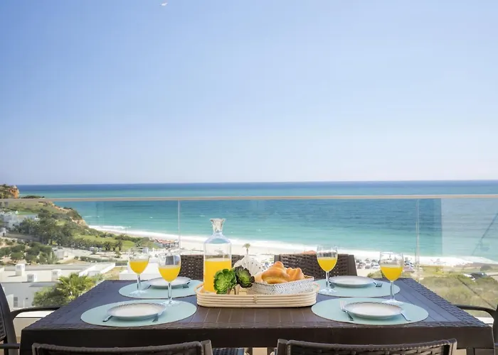 5 Beach View Apartment In Porto De Mos 150 Metres From The Beach!